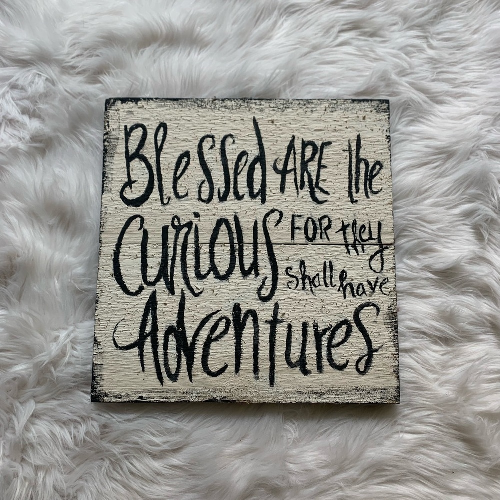 Wooden sign